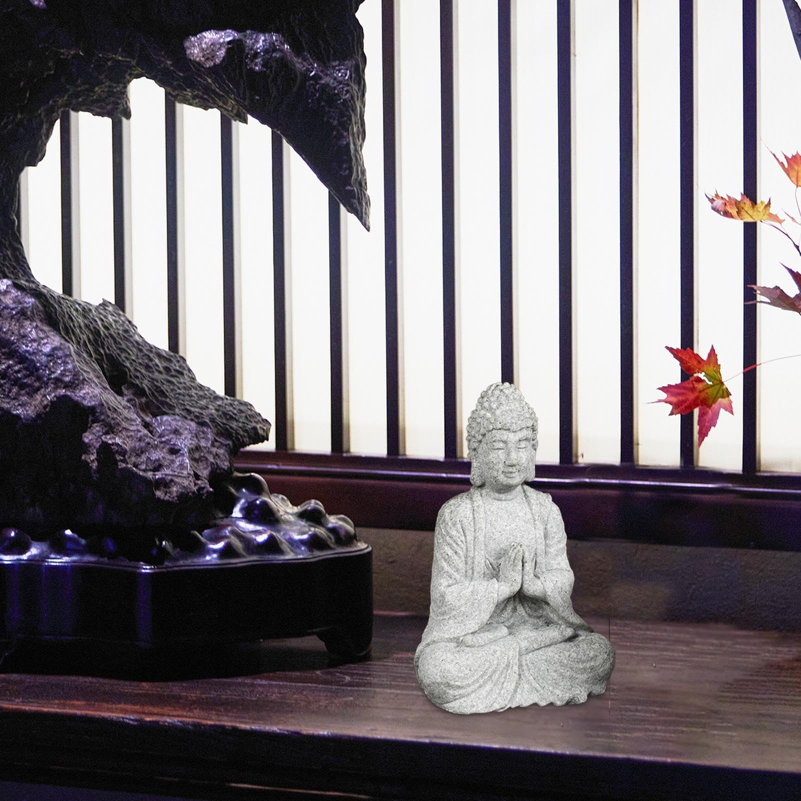 Amazon.co.jp: 仏像 | 中国の禅の彫刻 | 青い砂岩の座っている