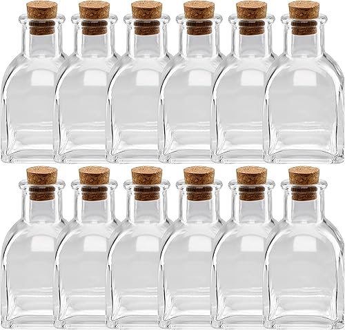 Ashland MICHAELS Paquete de 12 unidades 4 pulgadas botella de vidrio con corcho