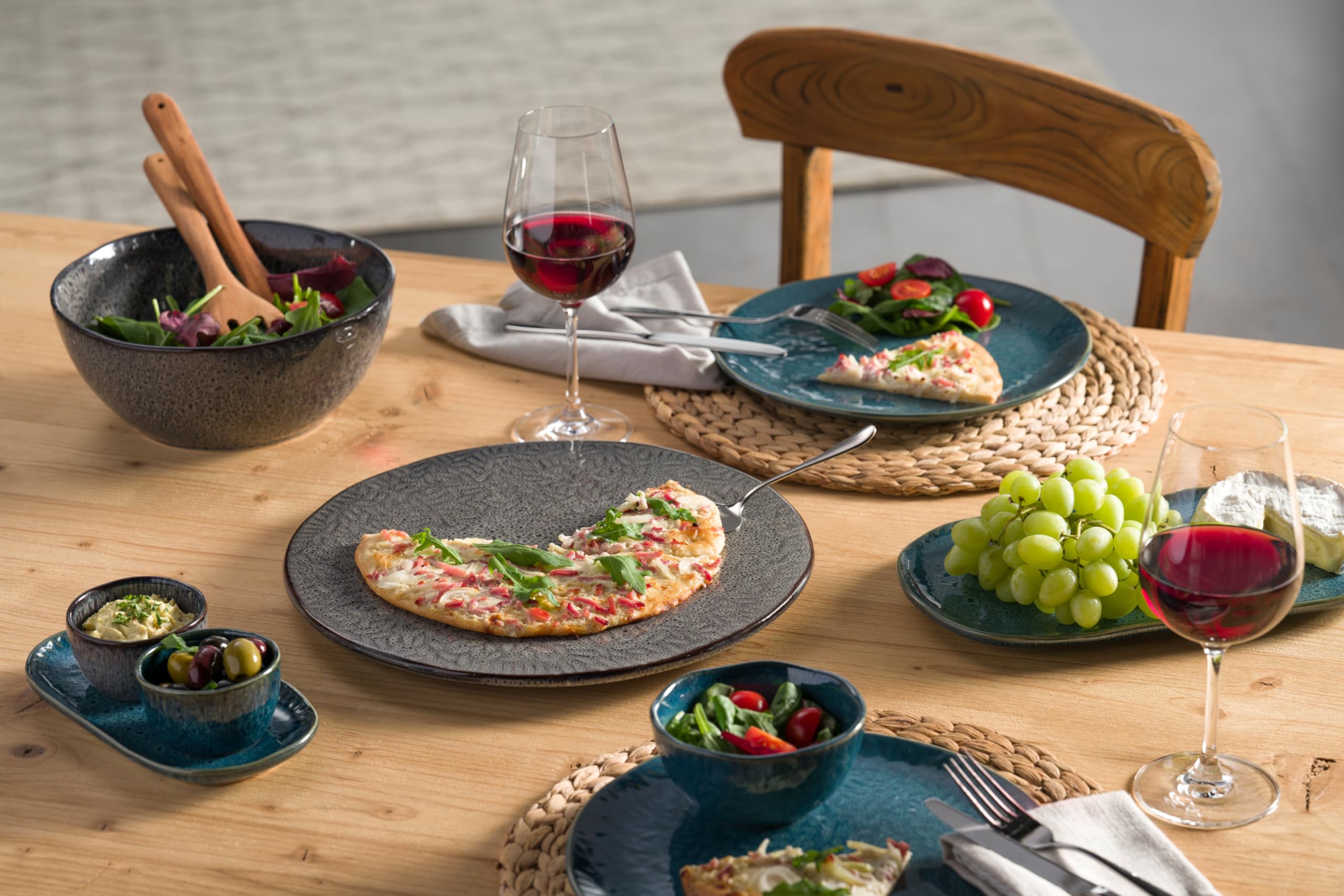 Amazon.com: Leonardo Matera Plate, Large Ceramic Serving Plate