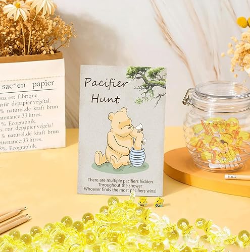 Miniatura 3 de Winnie Baby Shower Games the Pooh Snow Parade Juego de caza Chupete Juegos de Baby Shower Juegos Clásicos Winnie Decoración Juegos de Cumpleaños