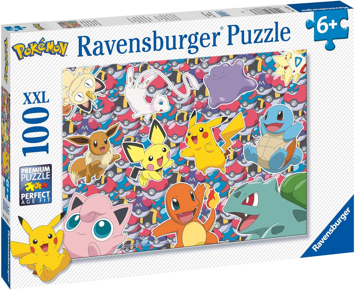 Ravensburger Pokemon Jigsaw Puzzles for Kids Age 6 Years Up - XXL 100 Pieces - Pikachu Toys