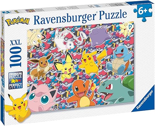 Miniatura 4 de Ravensburger Rompecabezas de Pokemon para niños a partir de 6 años - XXL 100 piezas - Juguetes Pikachu