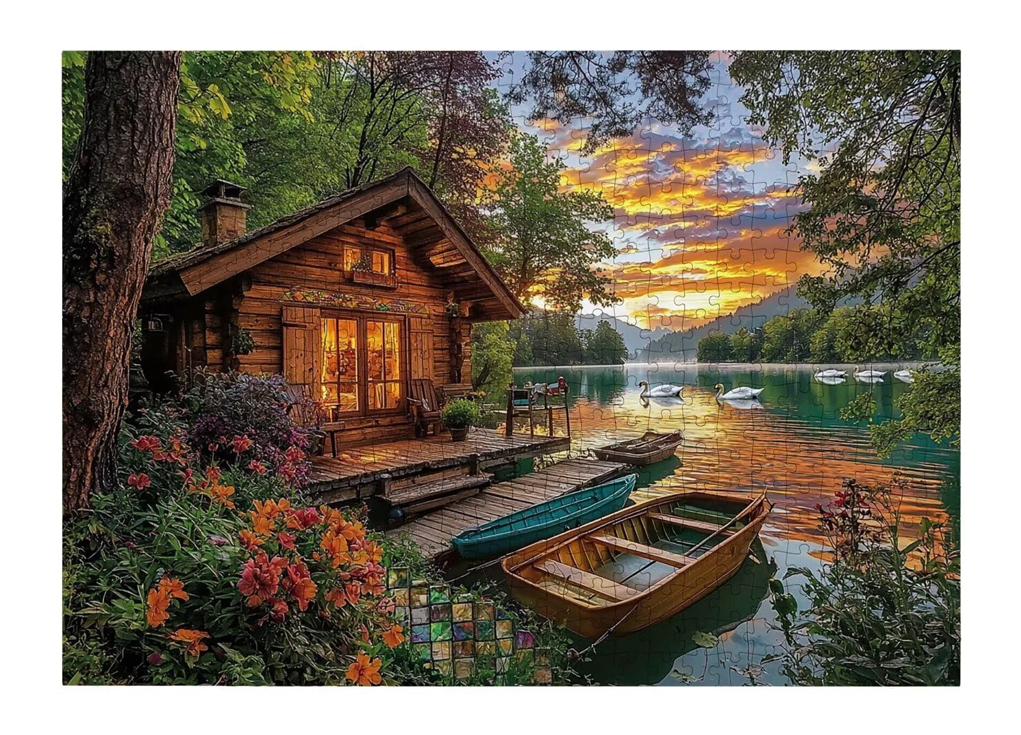 Puzzle Paesaggi, Puzzle 1000 Pezzi Arte per Adulti, Regalo Uomo/Donna -4691