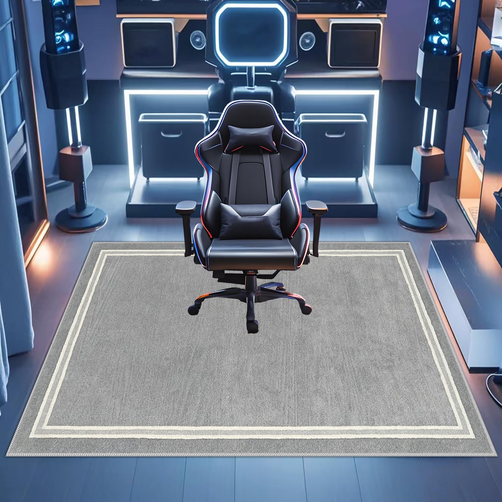 150 x 180 cm Tapis de Sol pour Chaise Gamer Ordinateur Antidérapant