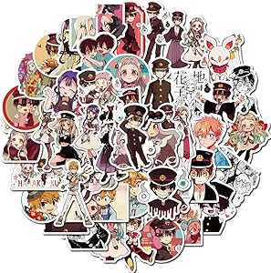 Toilet Bound Hanako Kun Stickers 50pcs Vinyl Waterproof Stickers Japanese Anime Stickers for Kids Teens Adults Laptop Water Bottles Computer Travel Case Skateboard Decor Manga Hanako Stickers