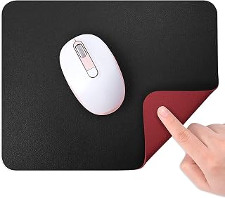 OIVO INDIA PU Vegan Leather Mouse Pad, Non-Slip, Anti-Skid, Reversible use, Single Color, Splash-Proof Suitable for Gamin... Price In India