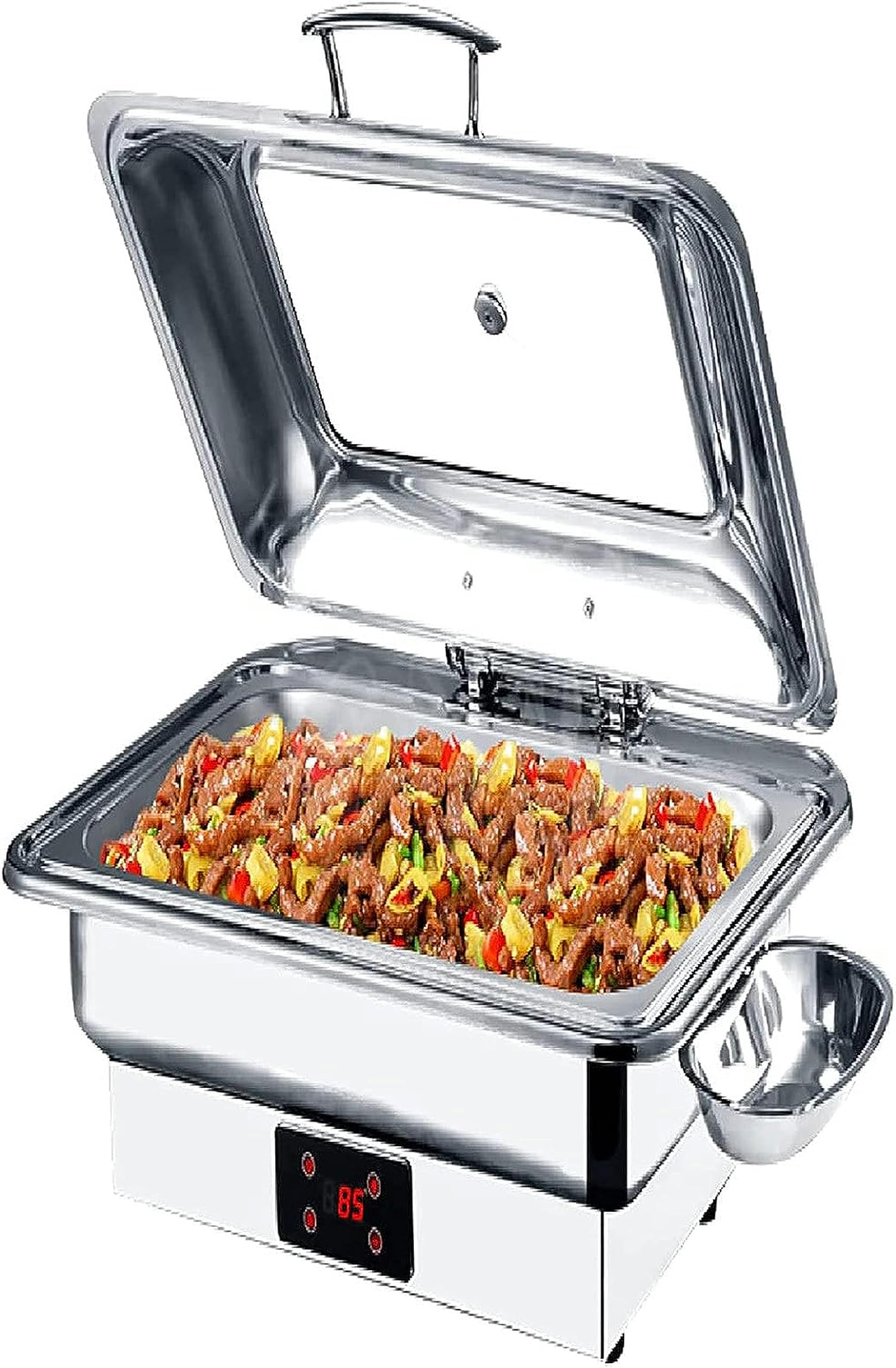 Buffets chauffants 6L avec thermostat 30-85° pour des plats toujours chauds