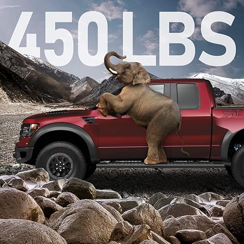 Miniatura 9 de CLIMWA Estribos de 6 pulgadas compatibles con Toyota Tundra Crewmax Cab 2022 2023 Tablas de estribos Toyota Tundra Barras Nerf negras deslizantes de