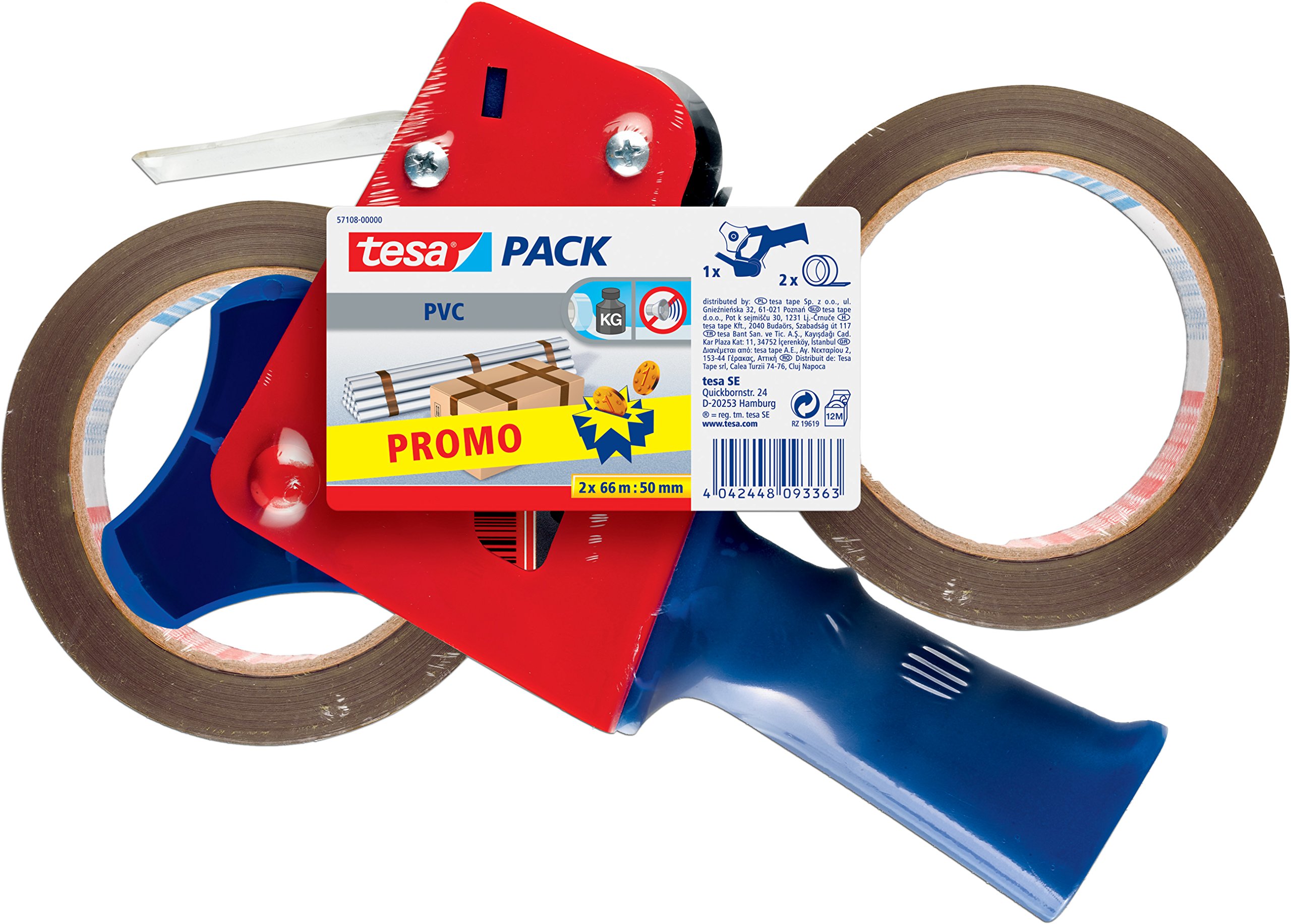 tesa Packband-Abroller mit 14 Rollen tesapack 66m x 50mm
