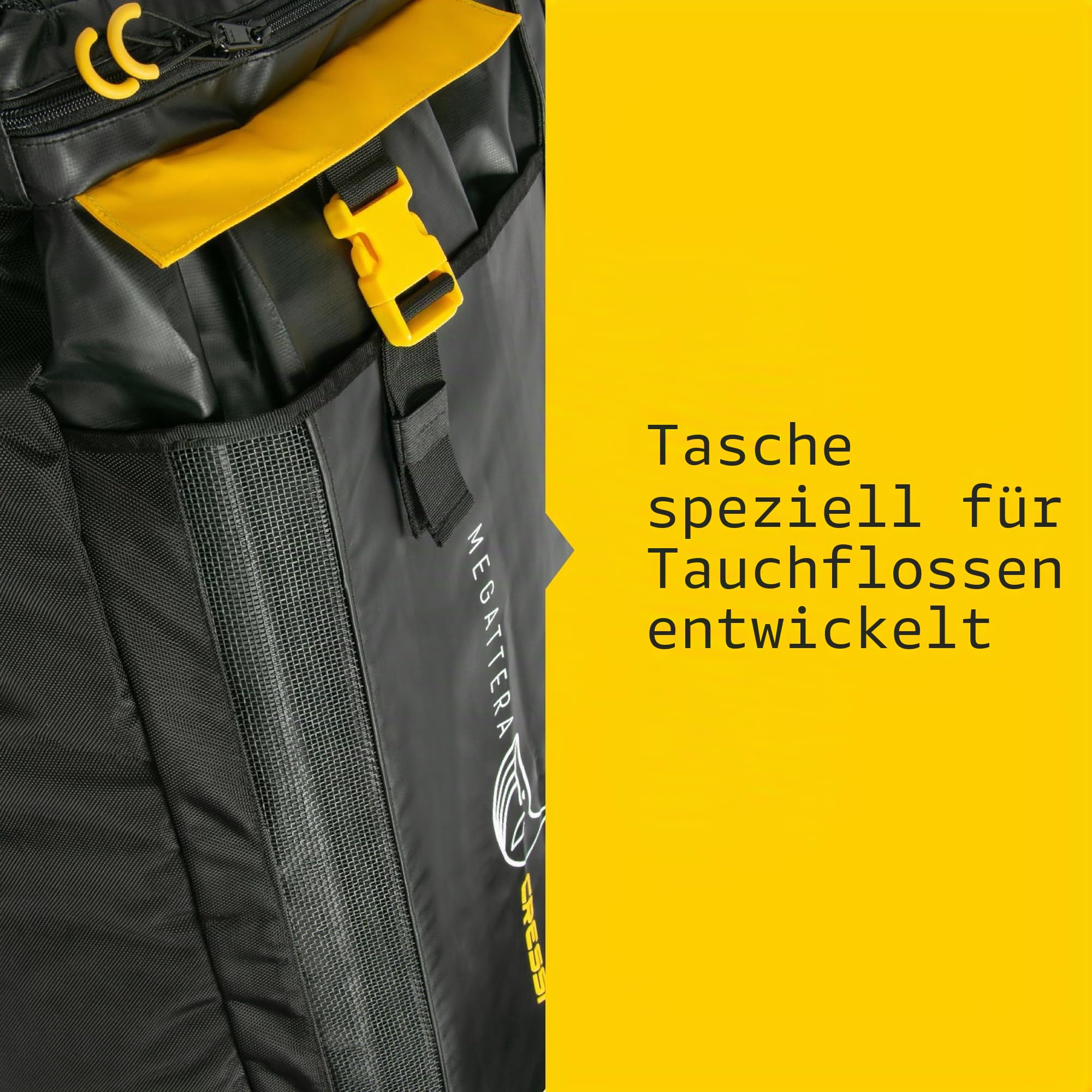 Cressi Megattera Bag-Sehr leichte und universelle Tauchtasche, für Ausrüstung und Zubehör