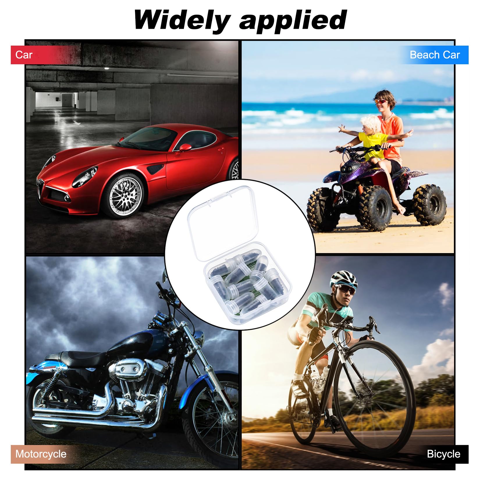 60 Pz Chiodi Kit Riparazione Pneumatici Auto, Chiodo in Gomma Kit Riparazione Pneumatici Moto, Chiodi in Gomma a Spirale per Riparazione Pneumatici Sottovuoto Auto Moto Camion Bici (30S+30L)