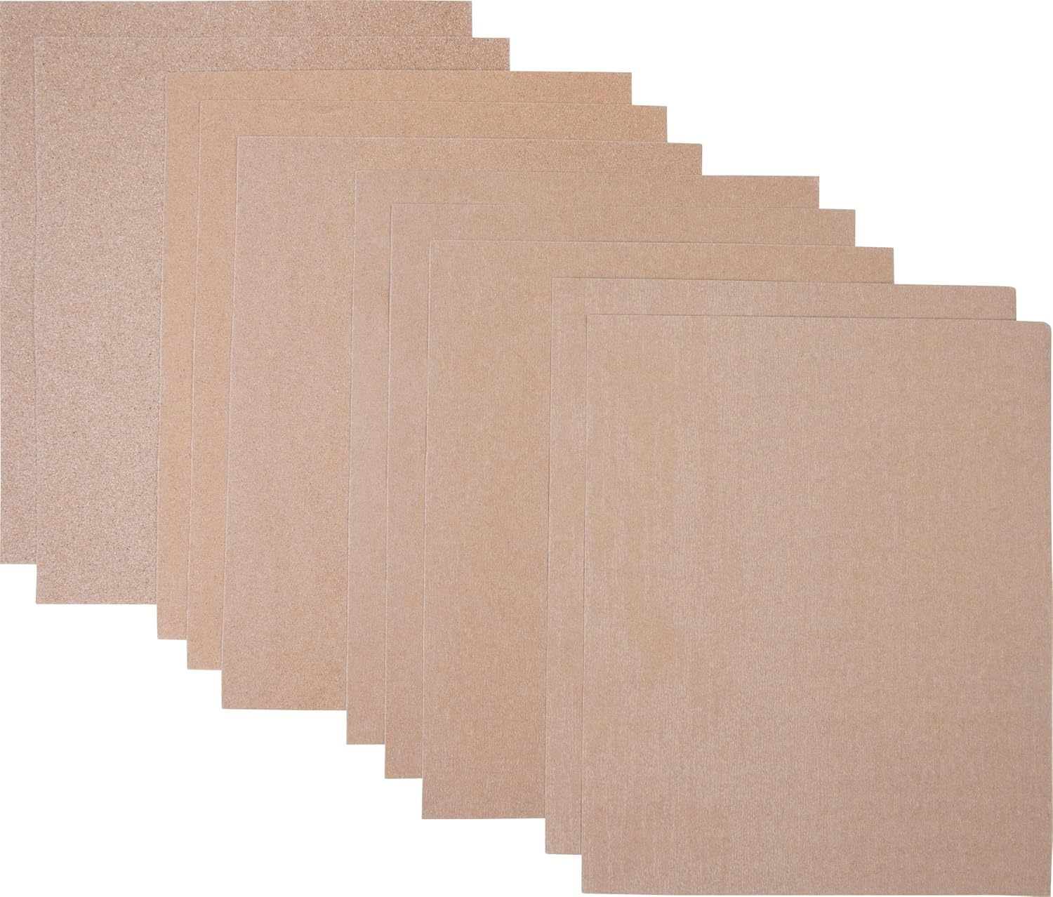 Lot de 10 papiers abrasifs Flint Connex - Grains variés