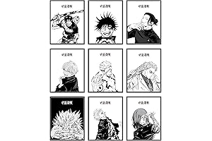 Bigwig Prints Jujutsu Kaisen Wall Art - Vibrant Manga Posters for an Immersive Anime Experience