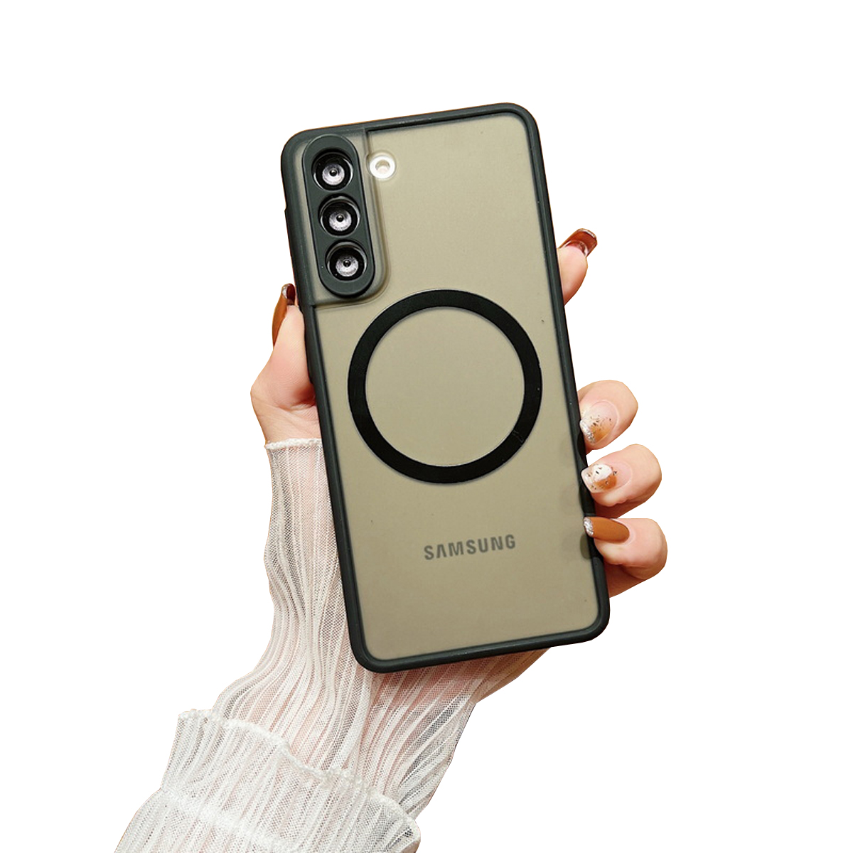 Samsung Galaxy S21 SCG13 グレー ケース付 Samsung Galaxy S21 SCG13 グレー ケース付