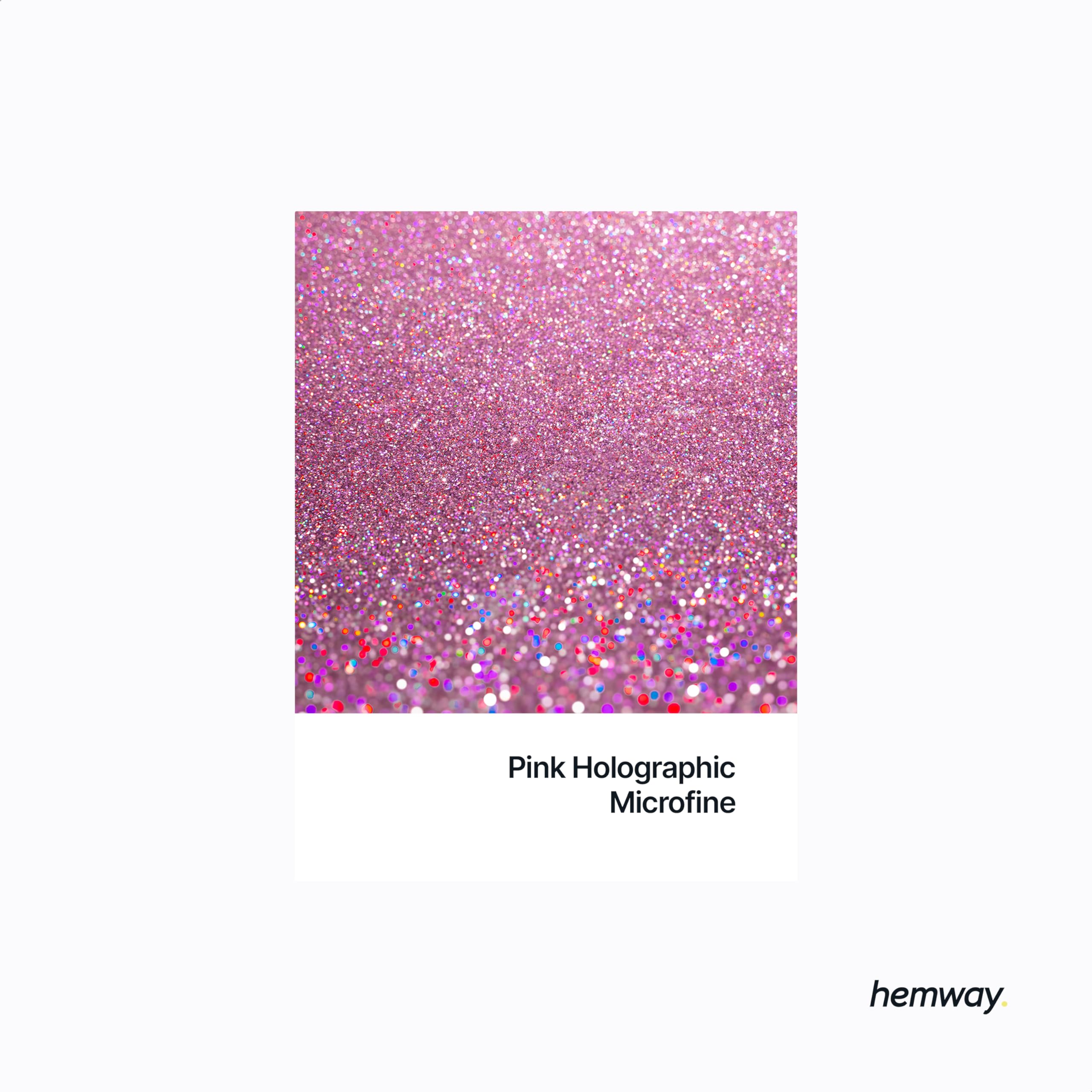 Hemway Pink Holographic Glitter Grout Additive Microfine 100g Metallic Flakes for Adding Sparkle to Kitchen & Bathroom Tiles - Image 2