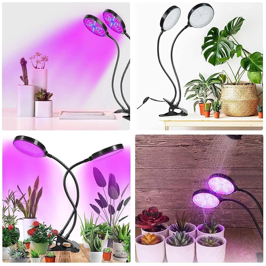 Amazon.co.jp: 植物育成ライト LED クリップ フルスペクトル USB