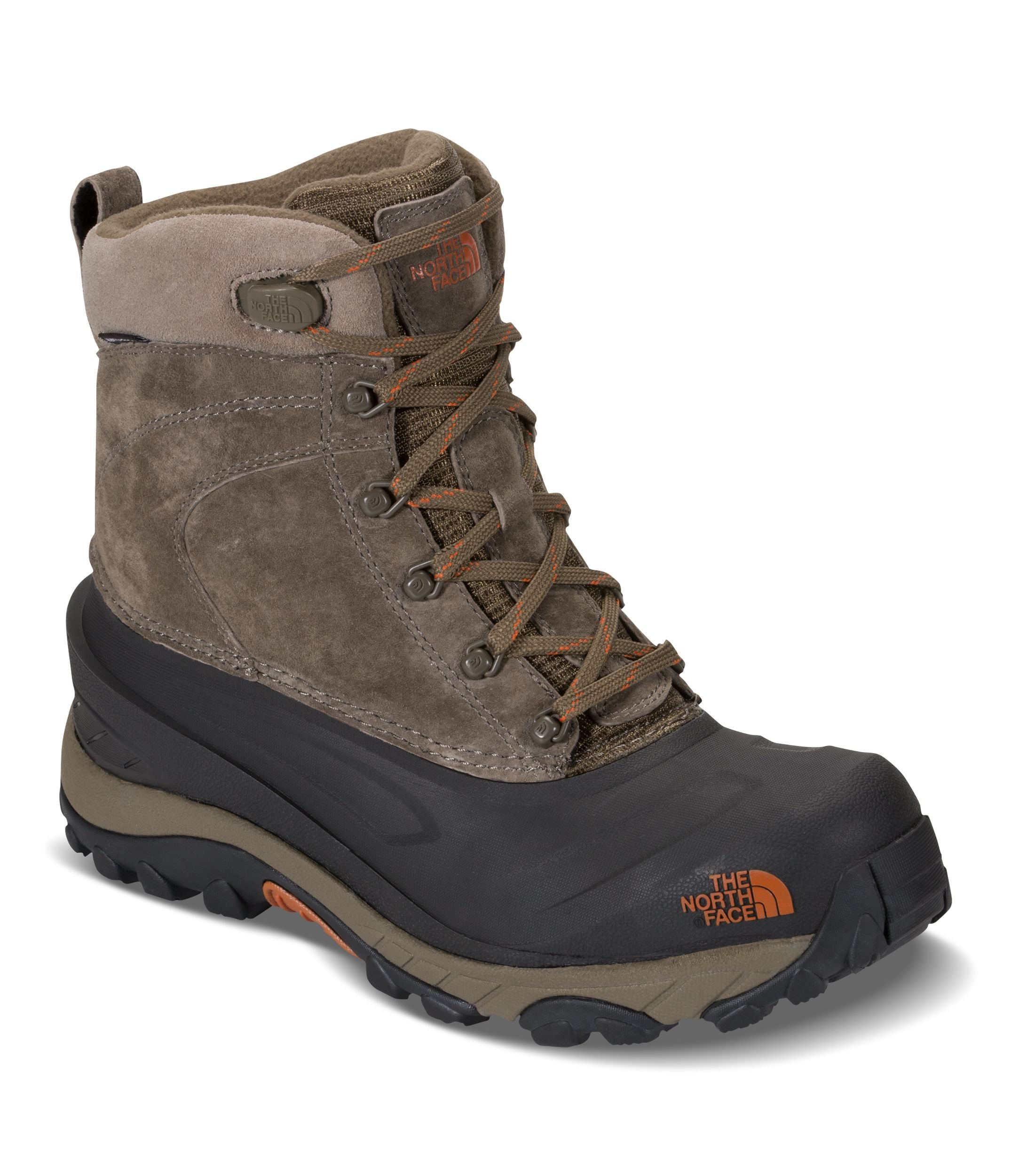 THE NORTH FACE Men's Chilkat III - Mudpack Brown & Bombay Orange - 12