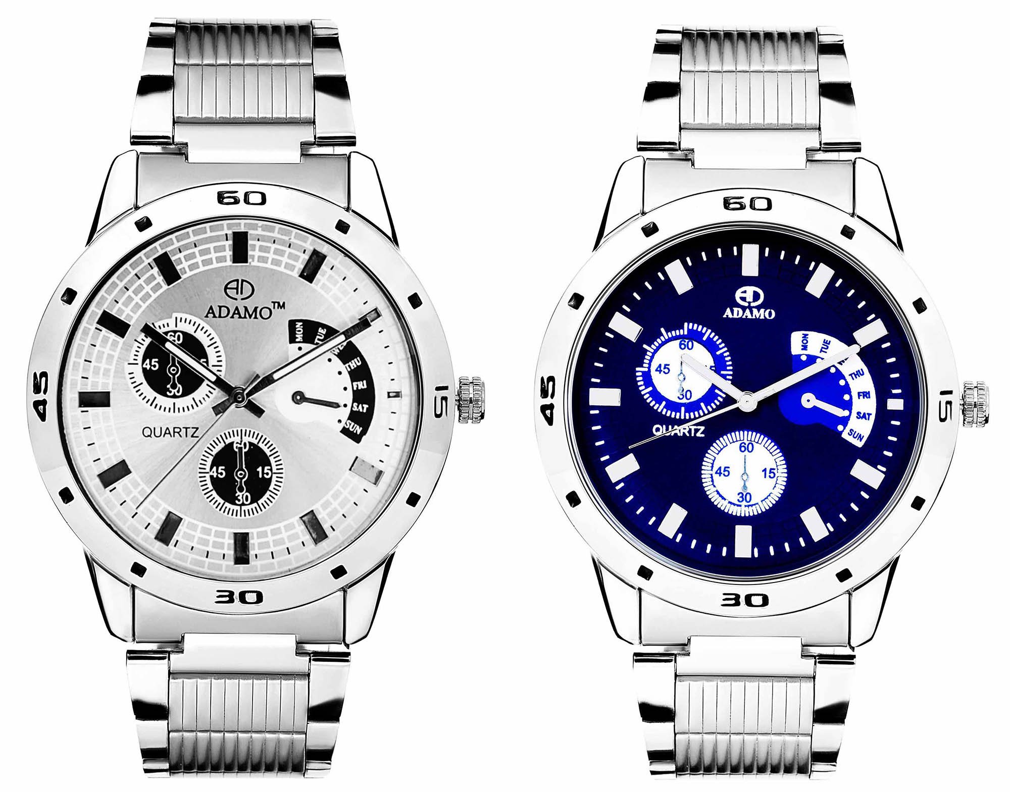 ADAMO Mens Designer Watch Combo 109108 (B019K97RYS) Amazon Price History, Amazon Price Tracker