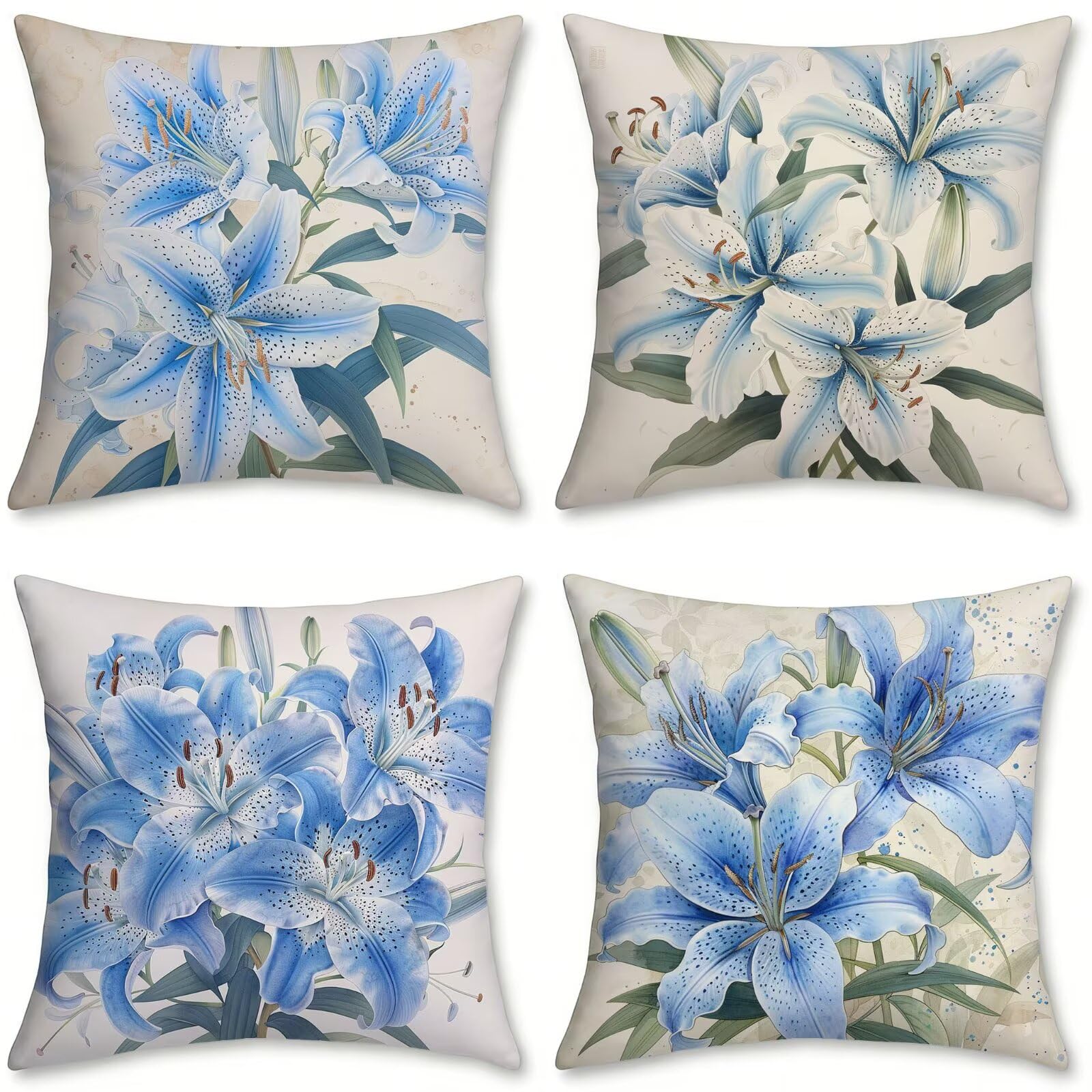 Coussins canape velours de qualite superieure lot de 4 housses 55x55