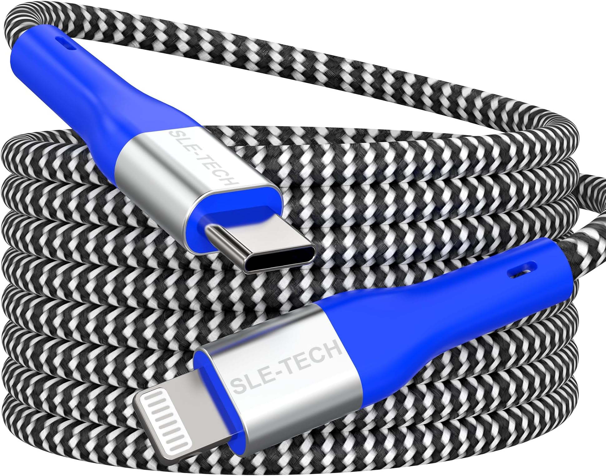 SLE-TECH【Apple MFi Certified】 3Ft i-Phone Lightning Cable for i-Phone 14/13/12/12 Pro Max/Mini/11/Xs Max/XR/X/8/8 Plus/7/6 i-Phone Charger Fast Charging i-Phone Charger USB-C to Lightning Cord