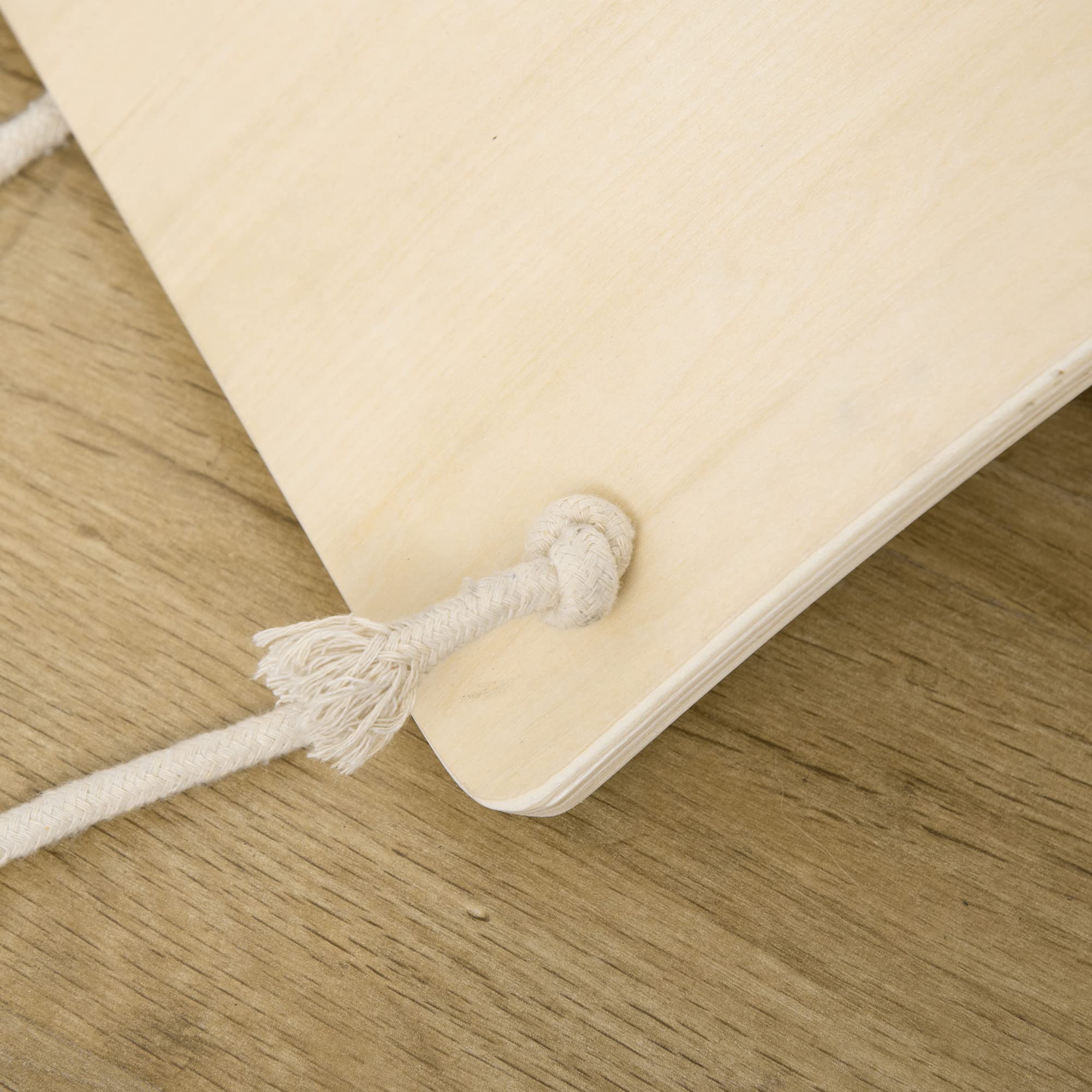 HOMCOM Tabla de equilibrio madera cuerdas multiuso adultos