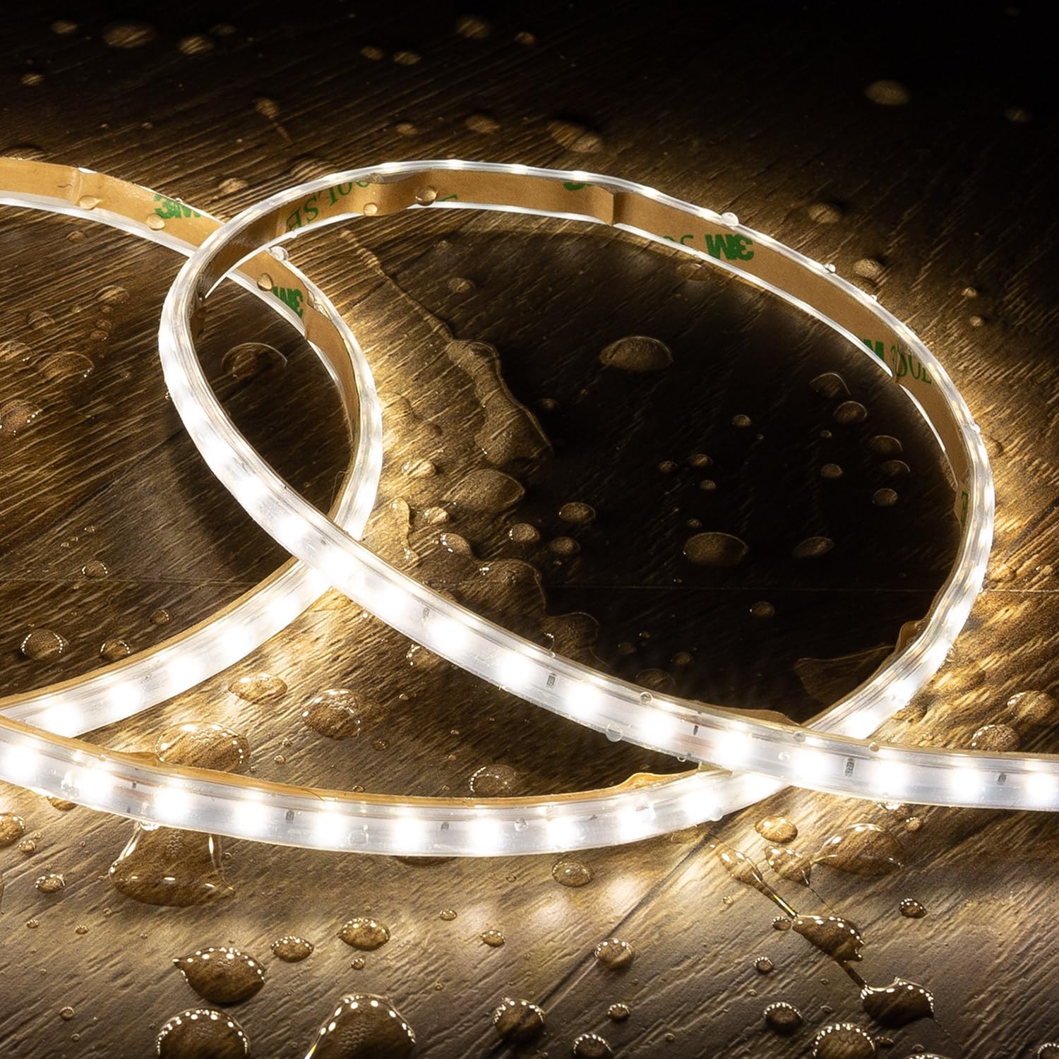 LEDKIA Tira LED Regulable 220V SMD Autorrectificada 120 LED/m BOBINA 20m 12
