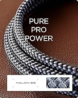 Vista 6 de AINOPE Cable USB a USB C [2 unidades, 6.6 pies] 3.1A tipo C cargador de carga rápida, cable USB C en ángulo recto para iPhone 17 Carplay, Galaxy