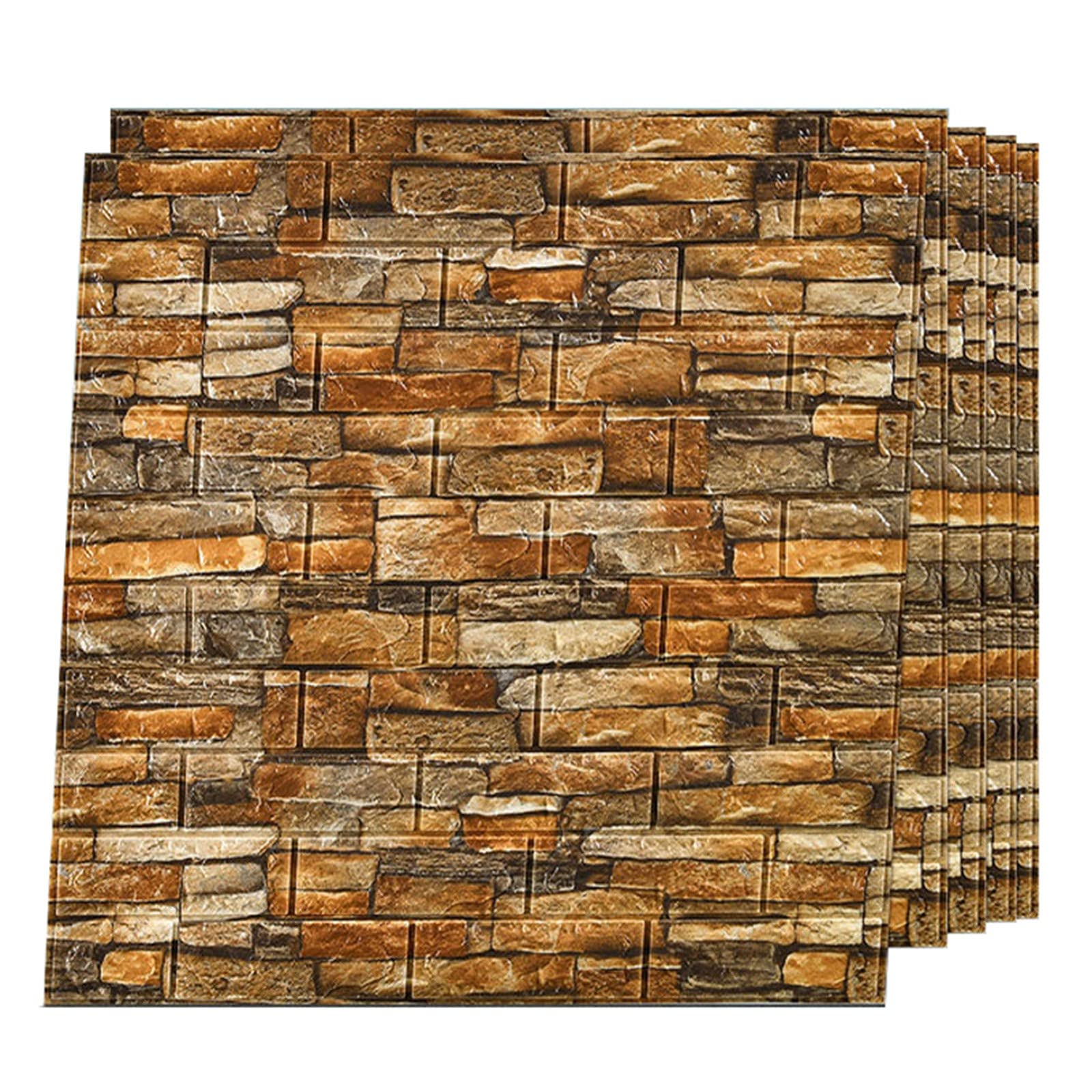 Buy 3D Wall Panels Brick Effect, 3D Brick Wallpaper, DIY Self Adhesive