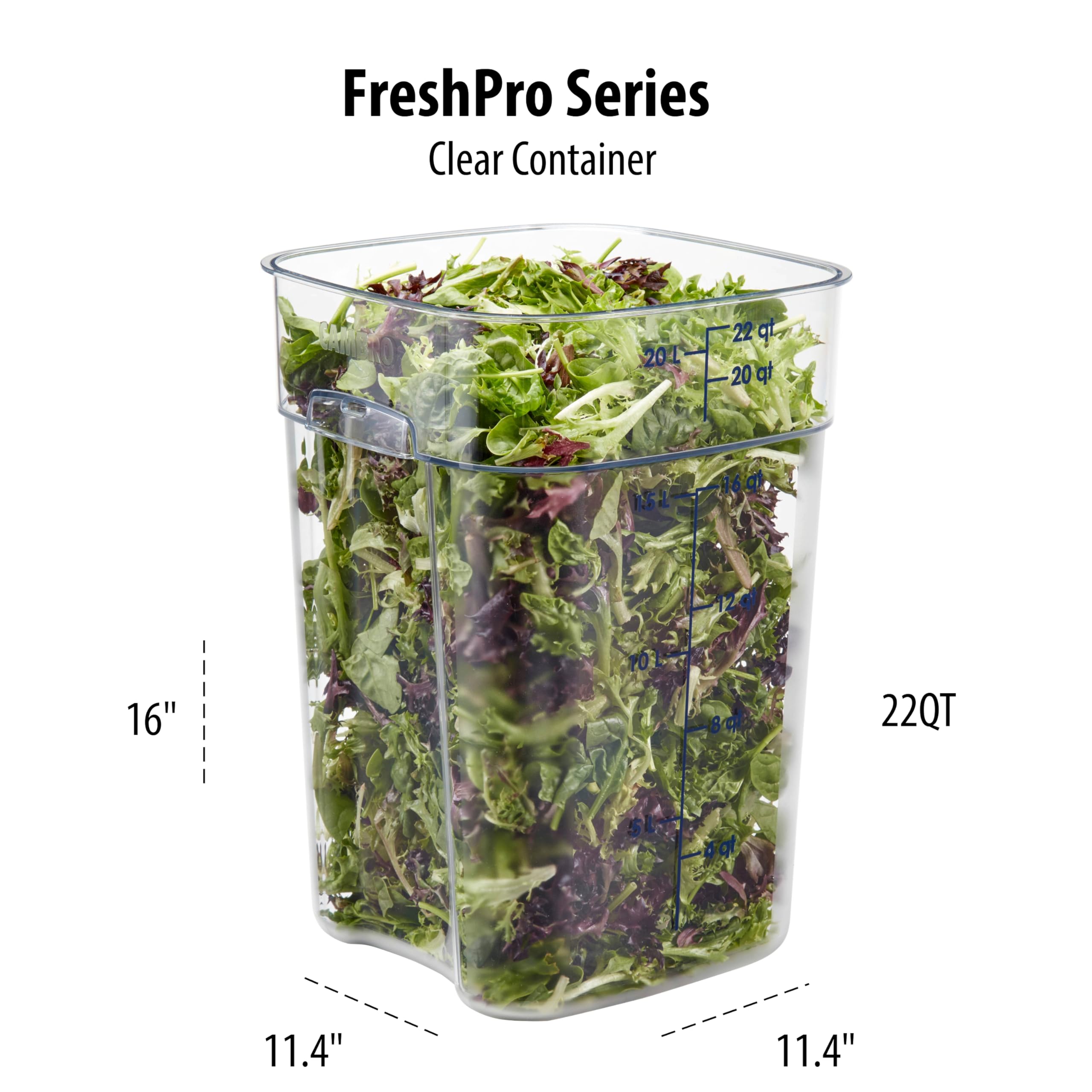 Amazon｜Cambro 22QT FreshPro フードコンテナ｜保存容器