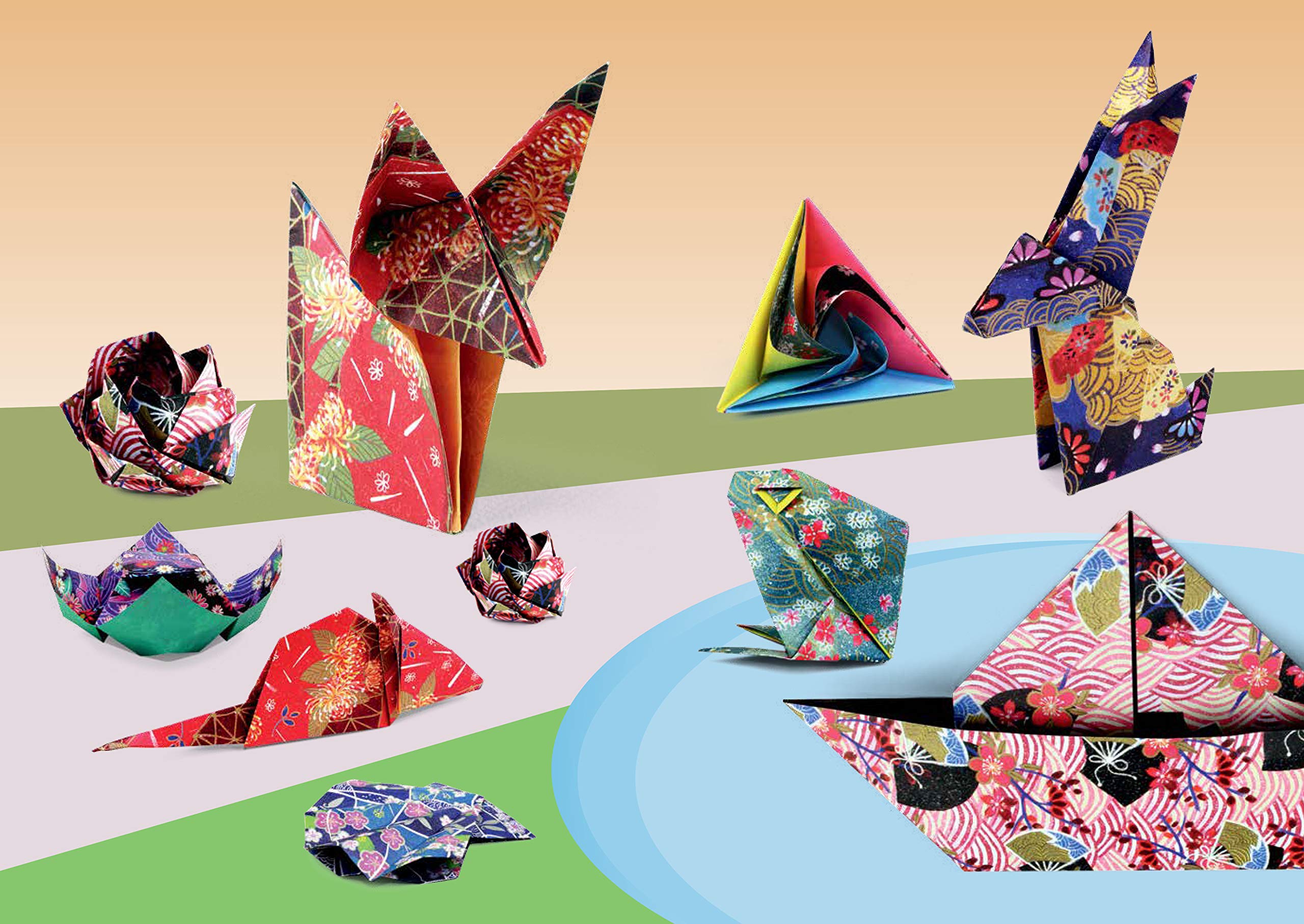 Origami d'exception: Avec 100 feuilles de papier origami