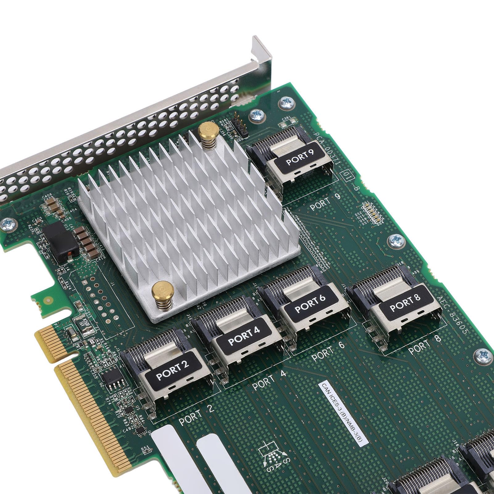 Espansore PCIe, scheda controller SAS a 9 porte, per server DL380/388 G9/G10, con espansione a 24 dischi rigidi, scheda espansiva PCIe x8, supporta più sistemi operativi