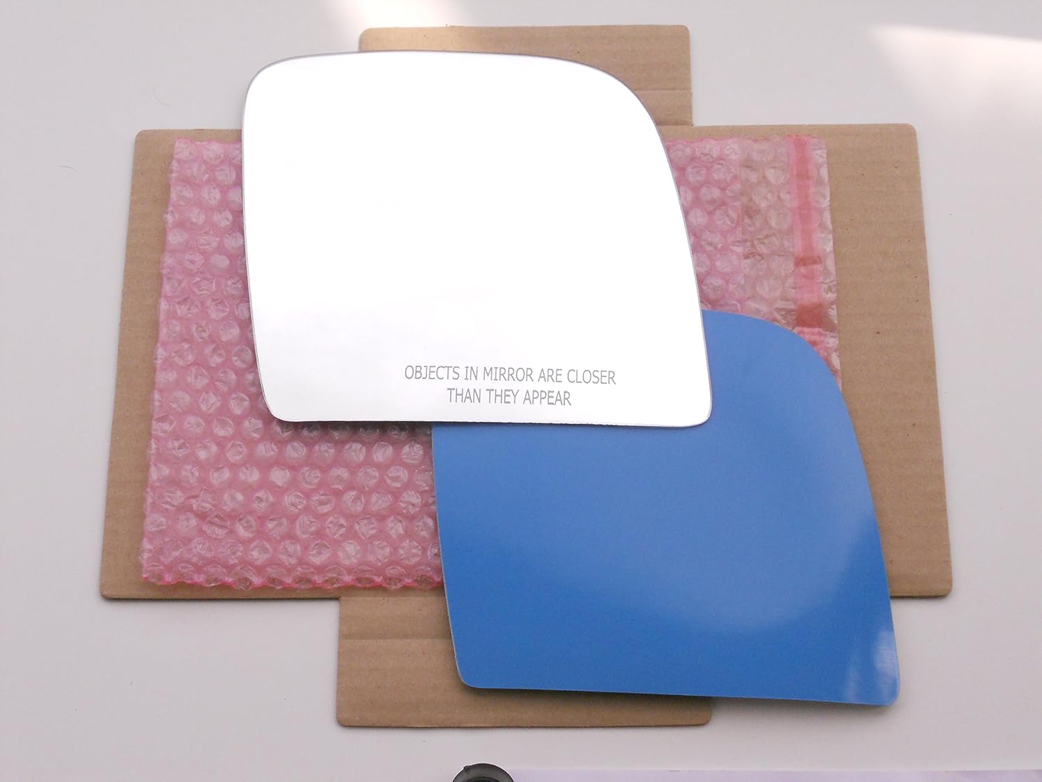 New Replacement Mirror Glass with FULL SIZE ADHESIVE for