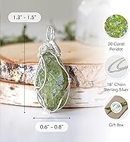 Vista 35 de Designs by Nature Gems Handcrafted Raw Gemstone Necklace in Sterling Silver Opal