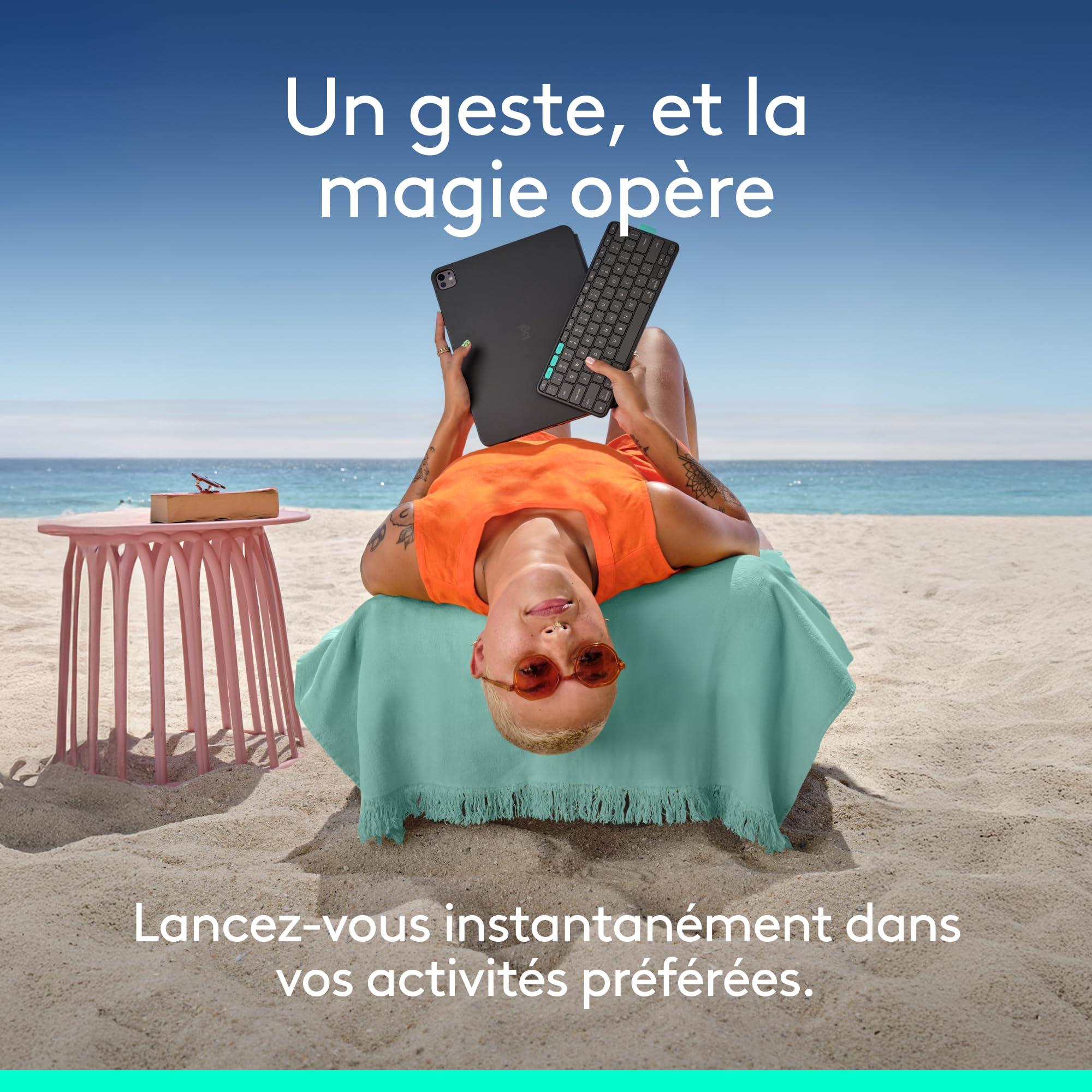 Image secondaire de Logitech Flip Folio Étui Clavier pour iPad Pro et Air 13
