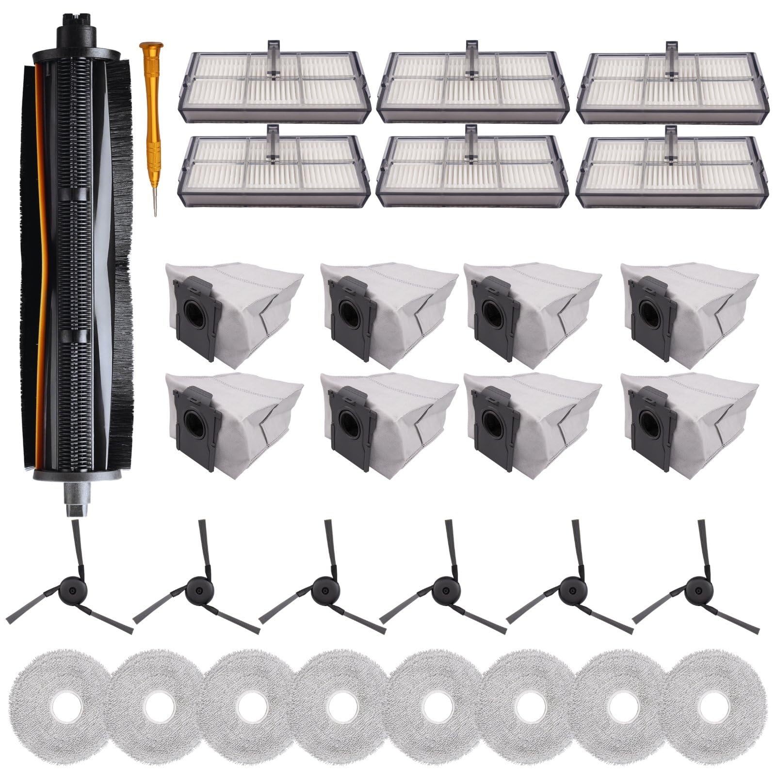 30PCS Accessories for Mova P10 Pro Ultra (Gen 2), Dreame L40 Ultra (Gen 2)