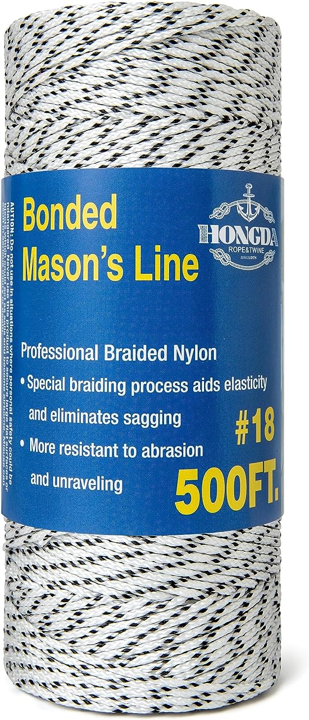 Amazon.com: 014607105500T HONGDA Professional Masonry String Lines, 500 ...