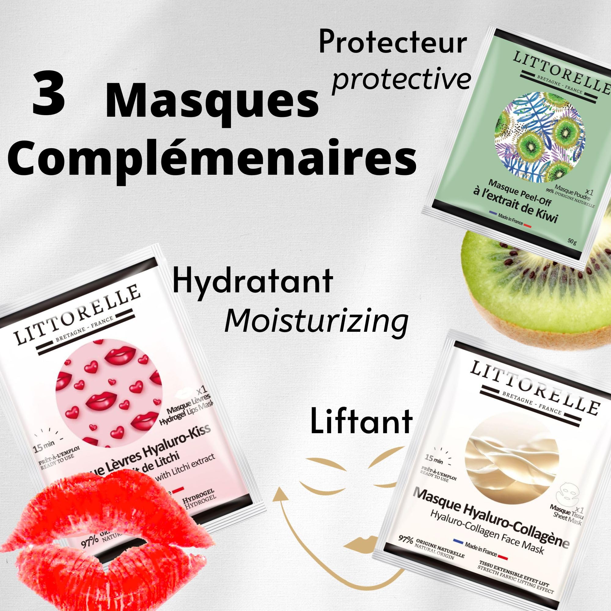 Littorelle Skincare Beauty Box - 12 Face and Eye masks - Made in France - Image 4