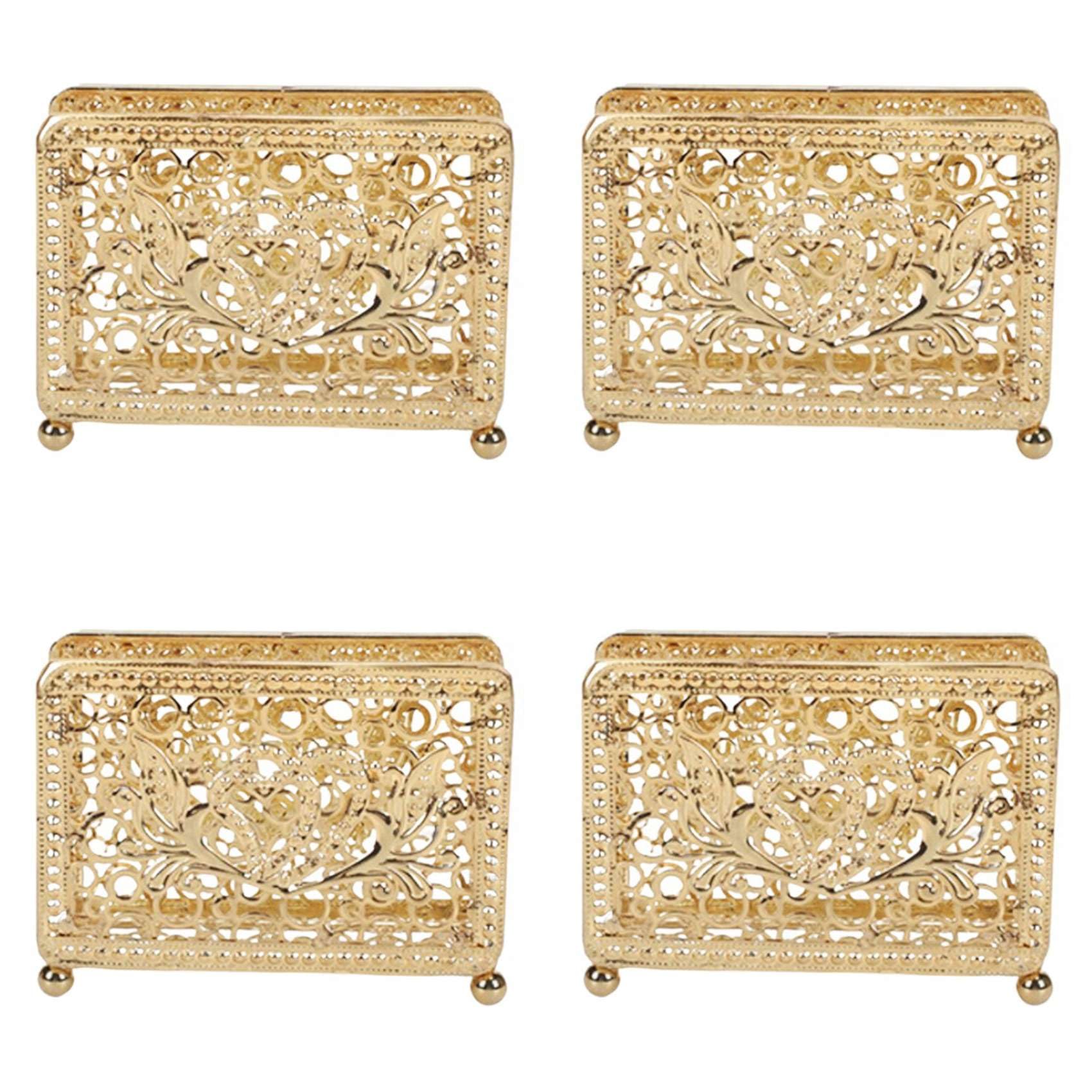 Vjsujehgy 4X Napkin Holder Wear- Organization Retro Western Restaurant Paper Rack Table Tissue Storage Holder