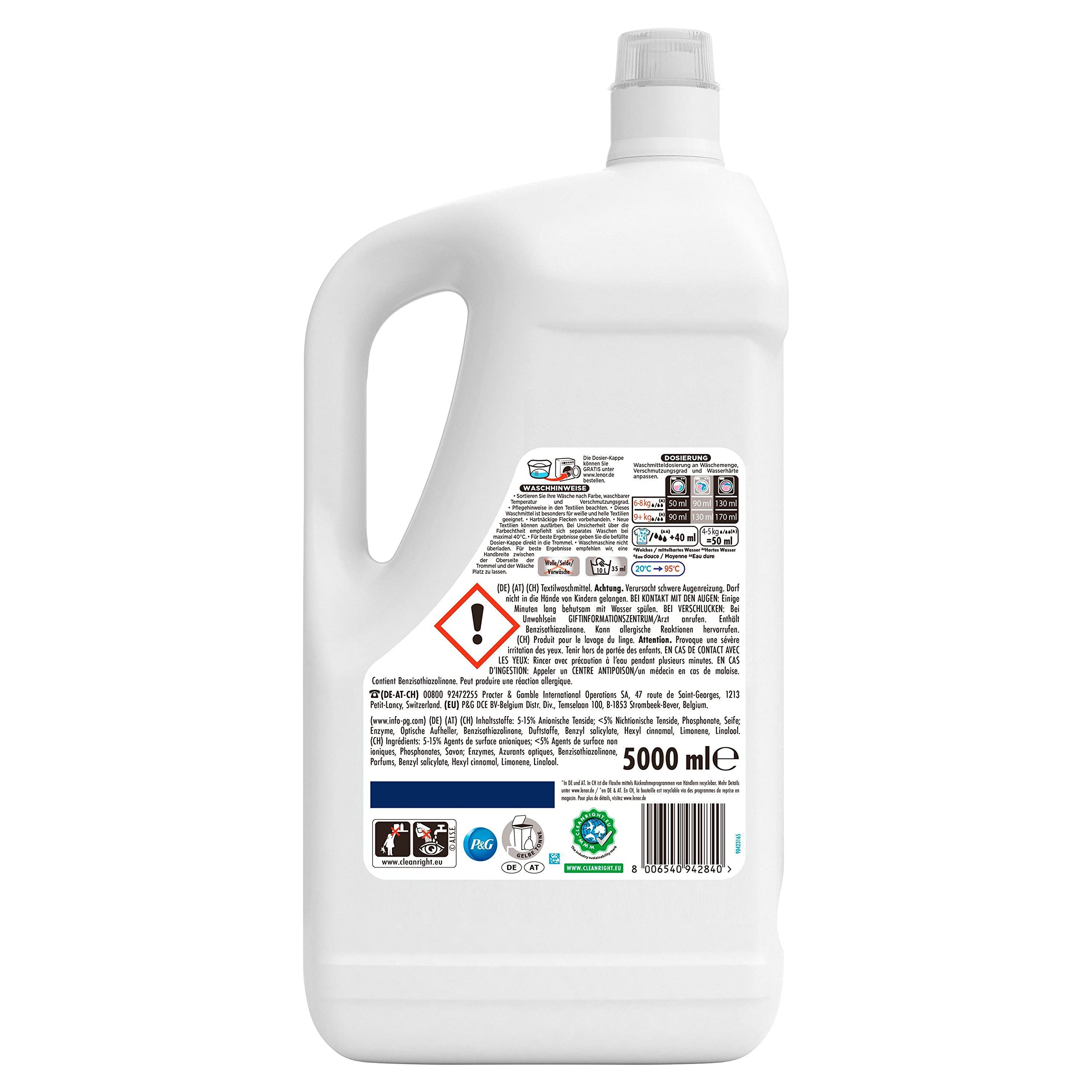 Lenor WM Flüssig Aprilfrisch 5L - 100WL