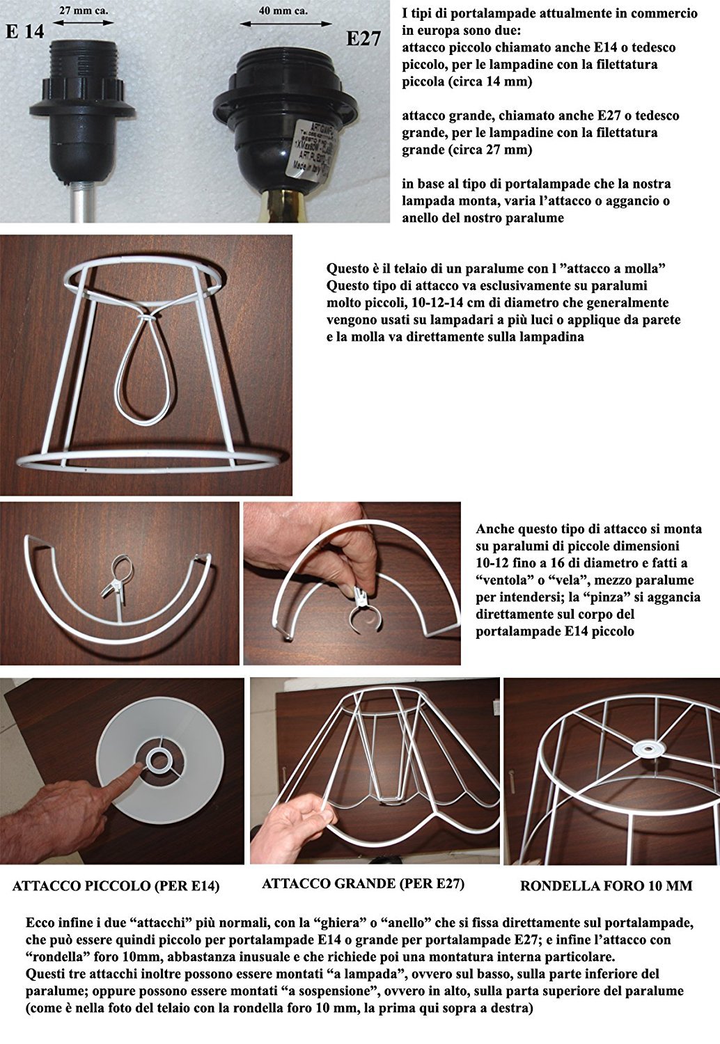 Paralume coprilampada in tessuto bianco interno oro - produzione propria - made in Italy (rettangolo, cm 50)