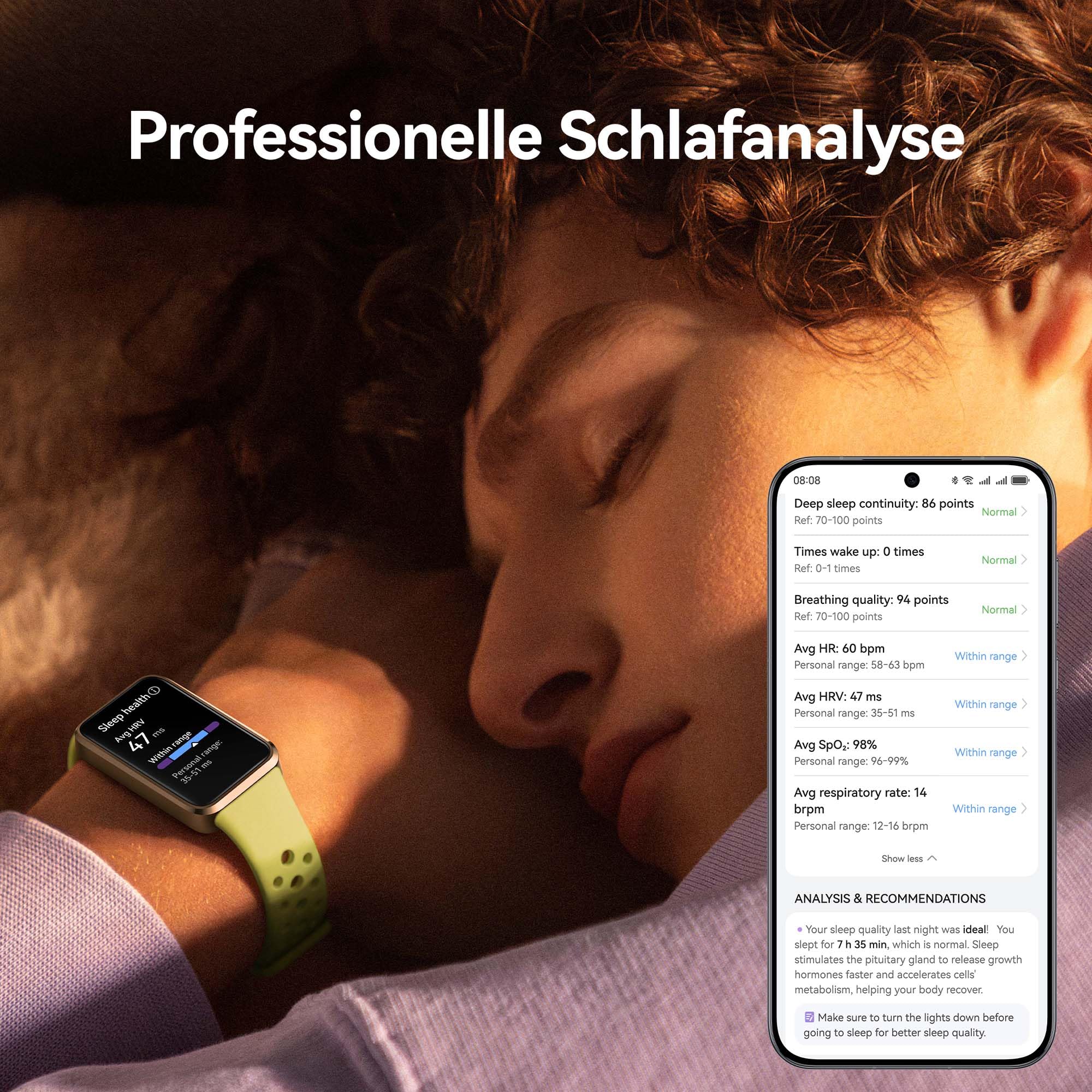 HUAWEI Band 10, Schlankes Gehäuse aus Polymermaterialien, Tragekomfortarmband, Professionelle Schlafanalyse, KI-gestütztes Fitness-Tracking, Schnelles Aufladen, Kompatibel mit Android & iOS, Schwarz