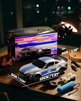 RACENT RC Drift Car, 1:20 Scale Remote Control Car for Beginners & Adults