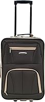 Vista 301 de Rockland, juego de equipaje de dos piezas, Carbón), F102