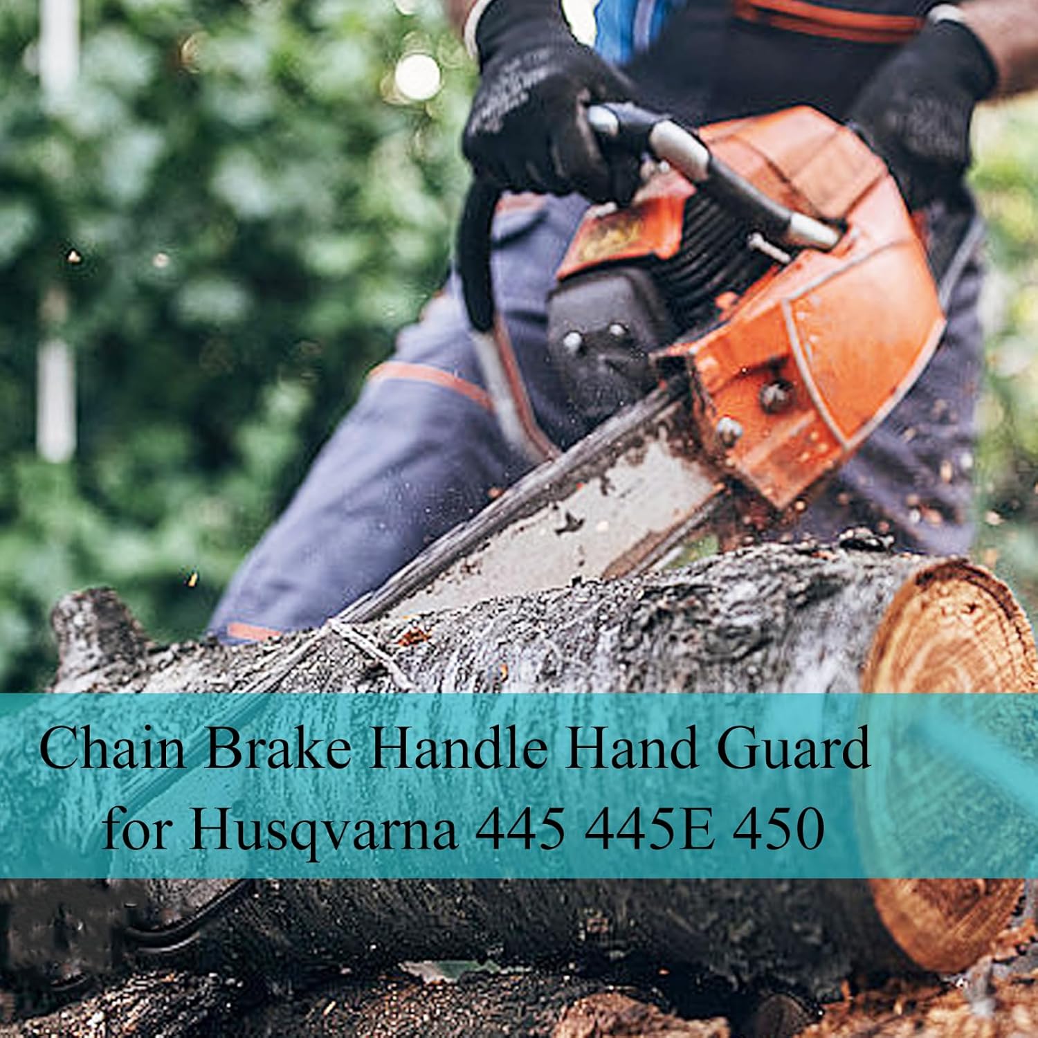 Chain Brake Handle for Husqvarna Chainsaw 445 450 450E 450 Rancher Parts with Carburetor Support Buffer Replace 544082601 50542270