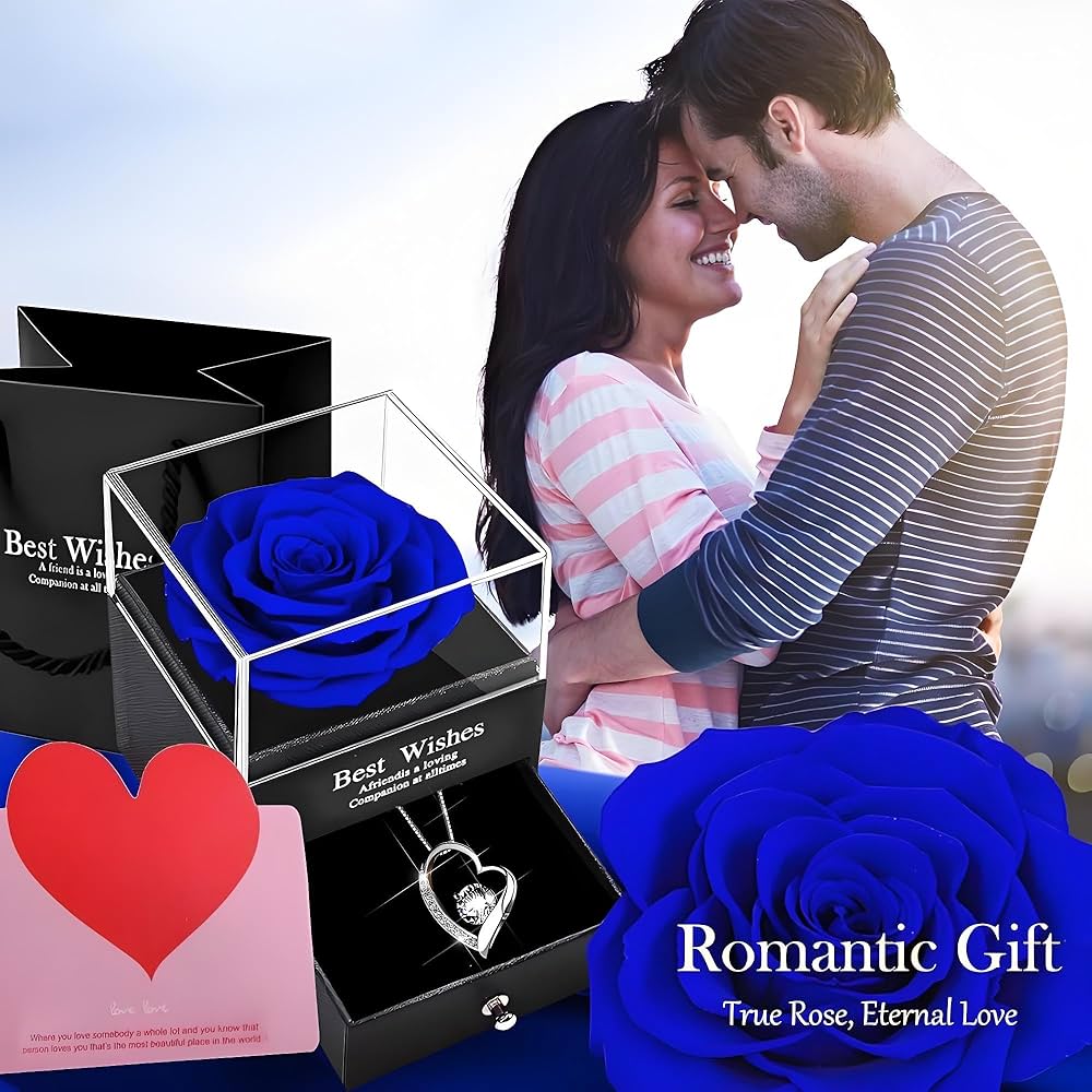 Fleur Éternelle JEWELRY CASE MINI BLUE Fleur Éternelle JEWELRY CASE MINI BLUE Venus et Fleur Le