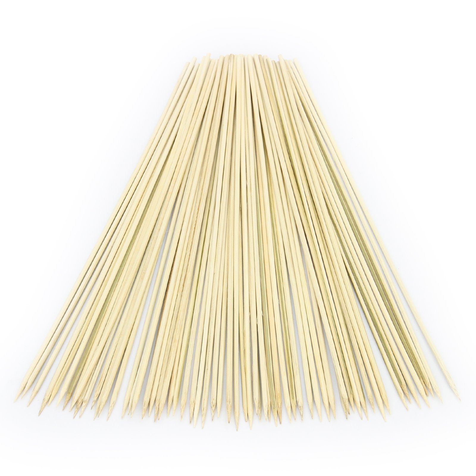 Szaszłyki do mięsa, kurczaka, ryb i pałeczek bambusowych do waty cukrowej - opakowanie 600 sztuk, średnica 0,3 cm, długość 30 cm