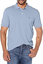 Camisa Polo Nautica de Manga Corta de Cuello Doble Clásico para Hombre