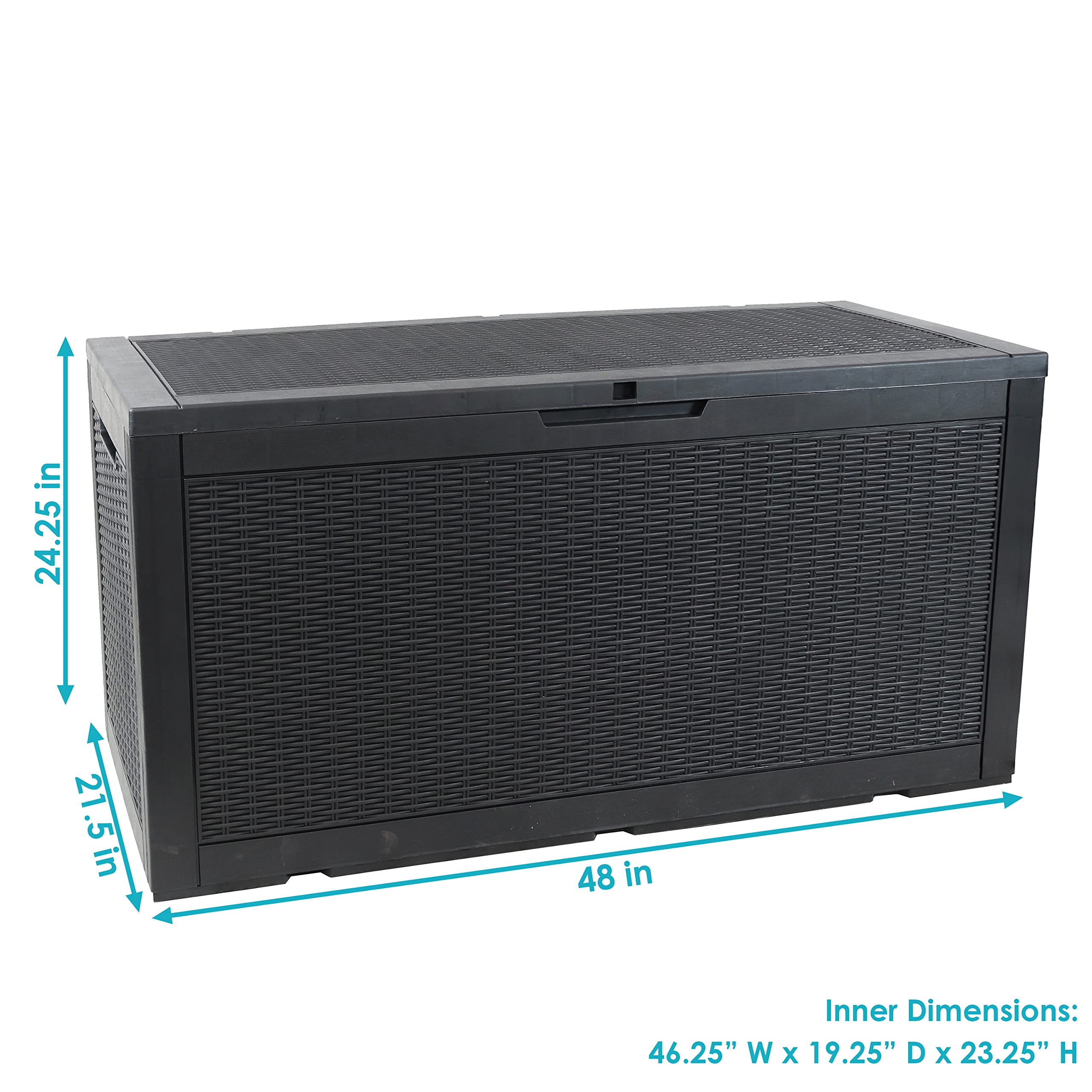 Amazon.com: Sunnydaze Outdoor Deck Box - Lockable Package Delivery