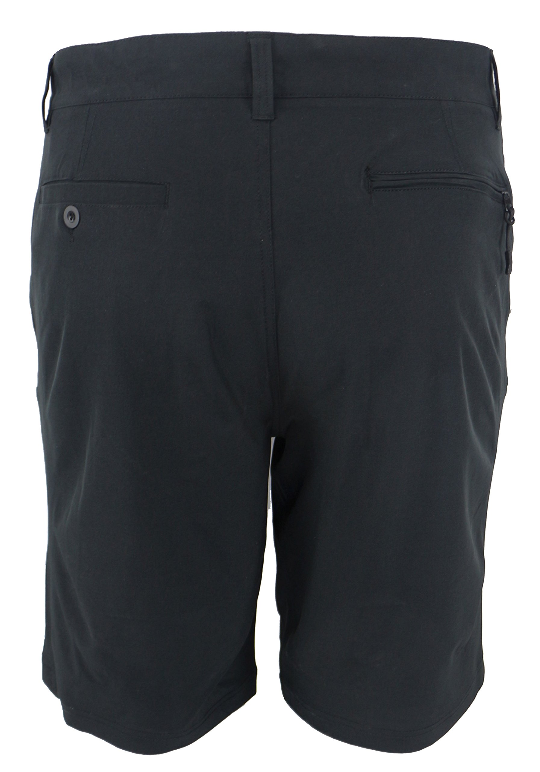 Facitisu męskie hybrydowe spodenki treningowe typu amfibian Quick Dry 21" Solid Casual Athletic Golf Short Pants