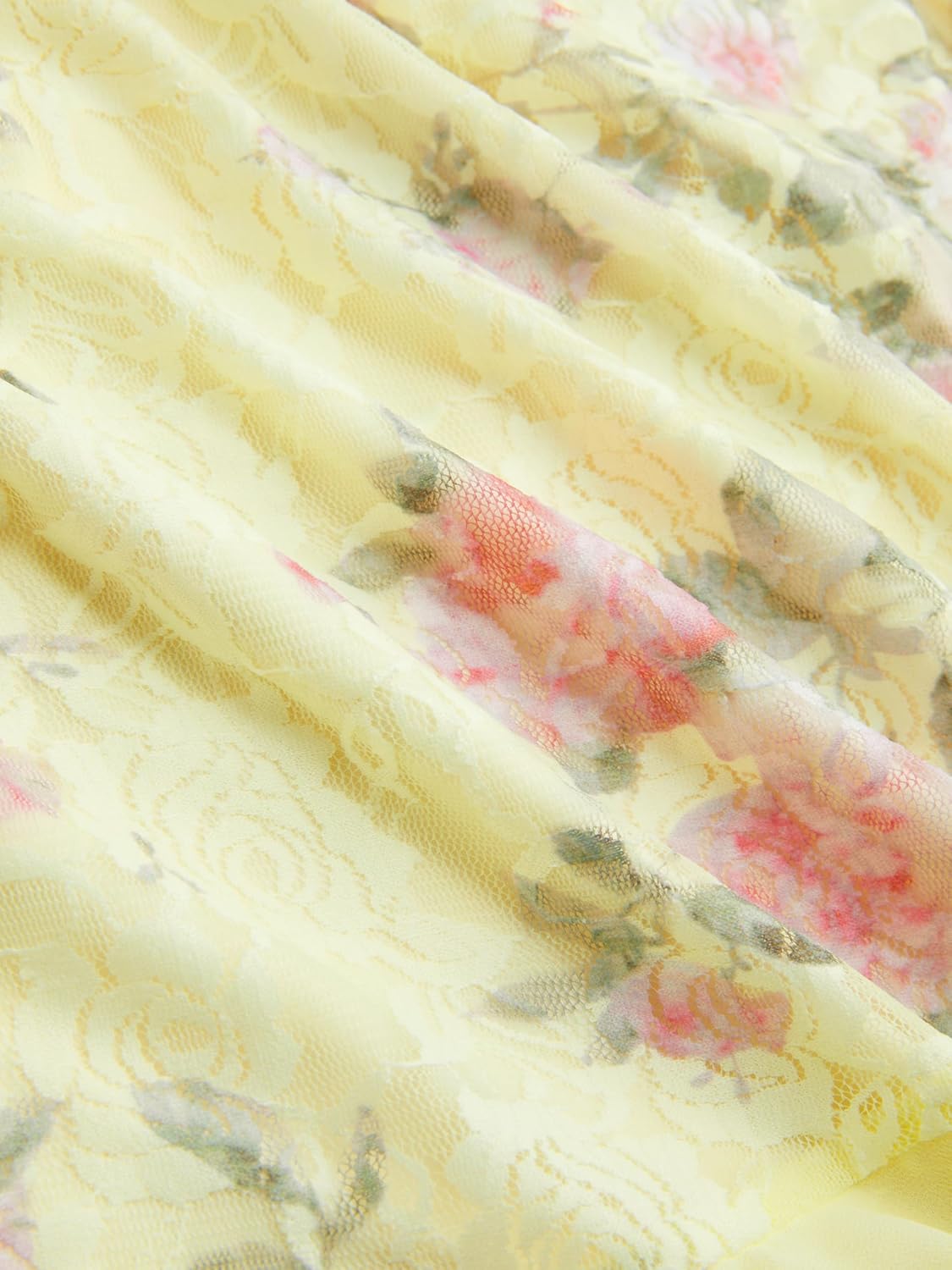 CIDER Women's Floral Mini Dress Ruffle Cowl Neck Cute Summer Dresses Wedding Guest Dress Trendy Date Vacation Outfits - Image 5